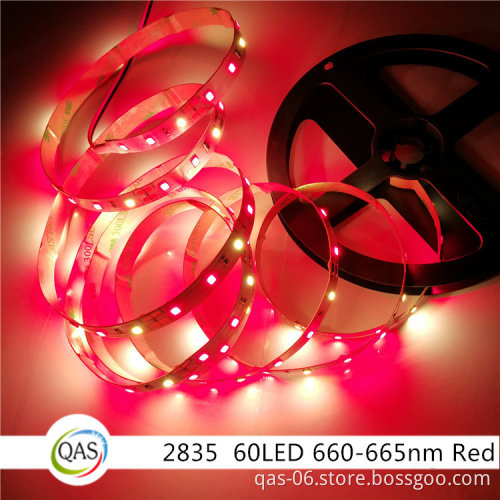 DC12v 660-665nm red Fresh flesh lightforsupermarket 60led/m Fresh meat light
